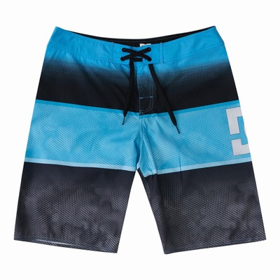 DC Refort 21" Boardshorts Men's Black/Blue Shorts Australia Online KMI-983